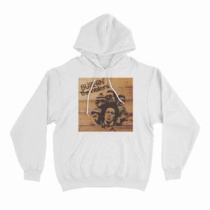 Bob Marley Burin' White Hoodie
